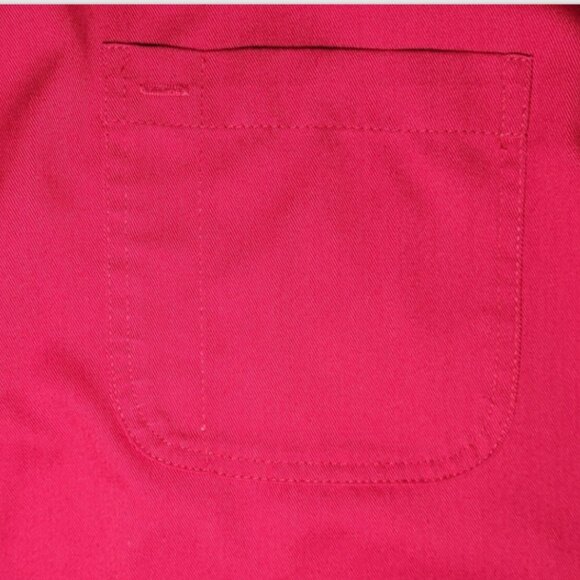 Blue Generation Mens Red Short Sleeve Button Up One Pocket Shirt Size XL - Picture 4 of 11